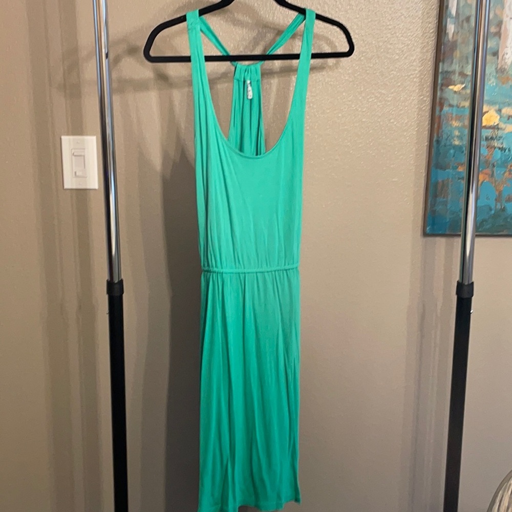 Old Navy jersey green dress